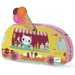 Acheter puzzle enfant Djeco silhouette le glacier