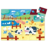 Acheter puzzle enfant Djeco silhouette Les Vaches à la Ferme