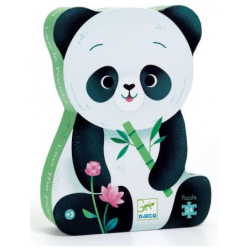 Acheter puzzle enfant Djeco silhouette Léo le Panda