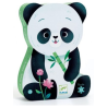 Acheter puzzle enfant Djeco silhouette Léo le Panda