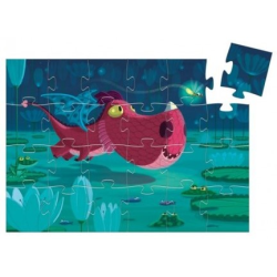 Acheter puzzle enfant Djeco silhouette Edmond le Dragon