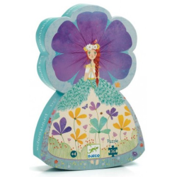 Acheter puzzle enfant Djeco silhouette La Princesse du Printemps