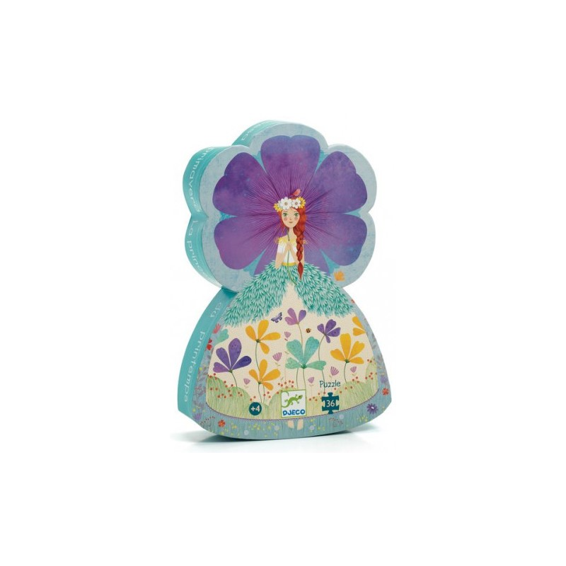 Acheter puzzle enfant Djeco silhouette La Princesse du Printemps