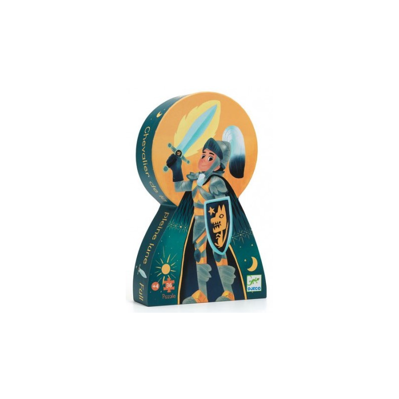 Acheter puzzle enfant Djeco silhouette Le Chevalier de la Pleine Lune