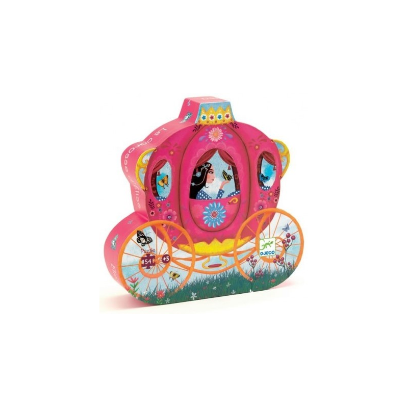 Acheter puzzle enfant Djeco silhouette Le Carrosse d'Elise
