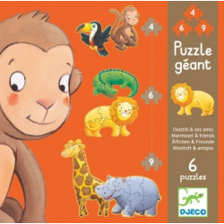 Acheter puzzle enfant Djeco Primo Ouistiti et ses Amis