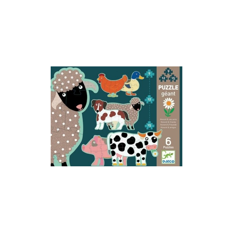 Acheter puzzle enfant Djeco Primo Honoré et ses Amis