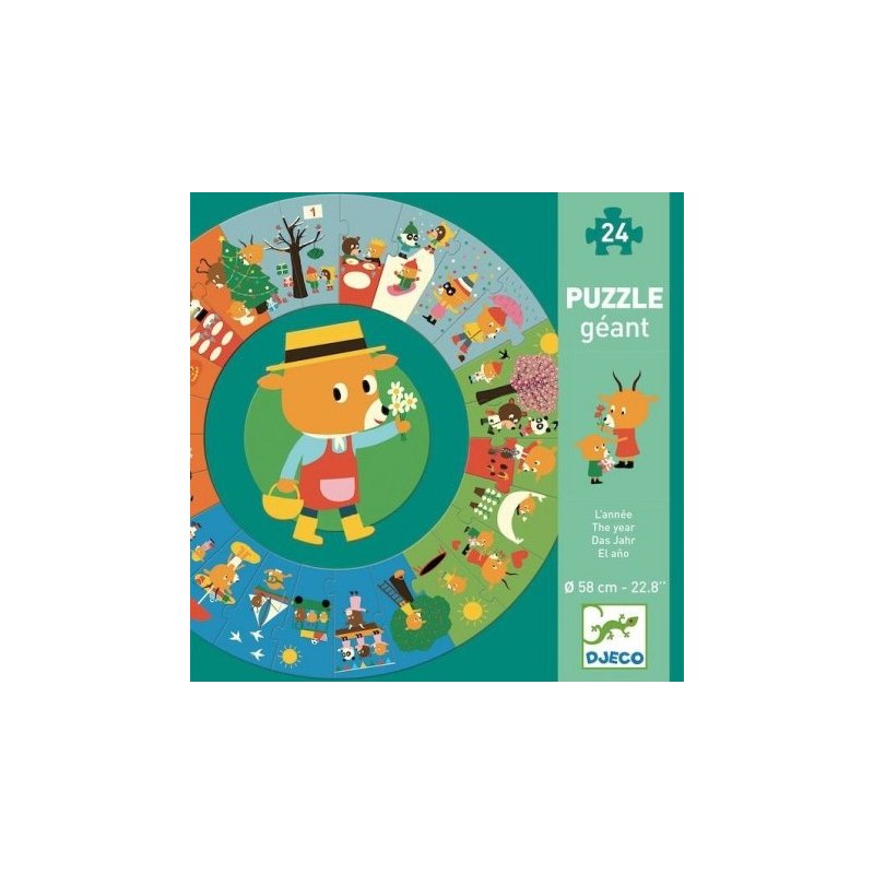 Acheter puzzle enfant Djeco L'année