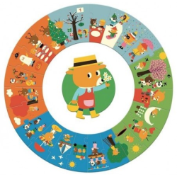 Acheter puzzle enfant Djeco L'année