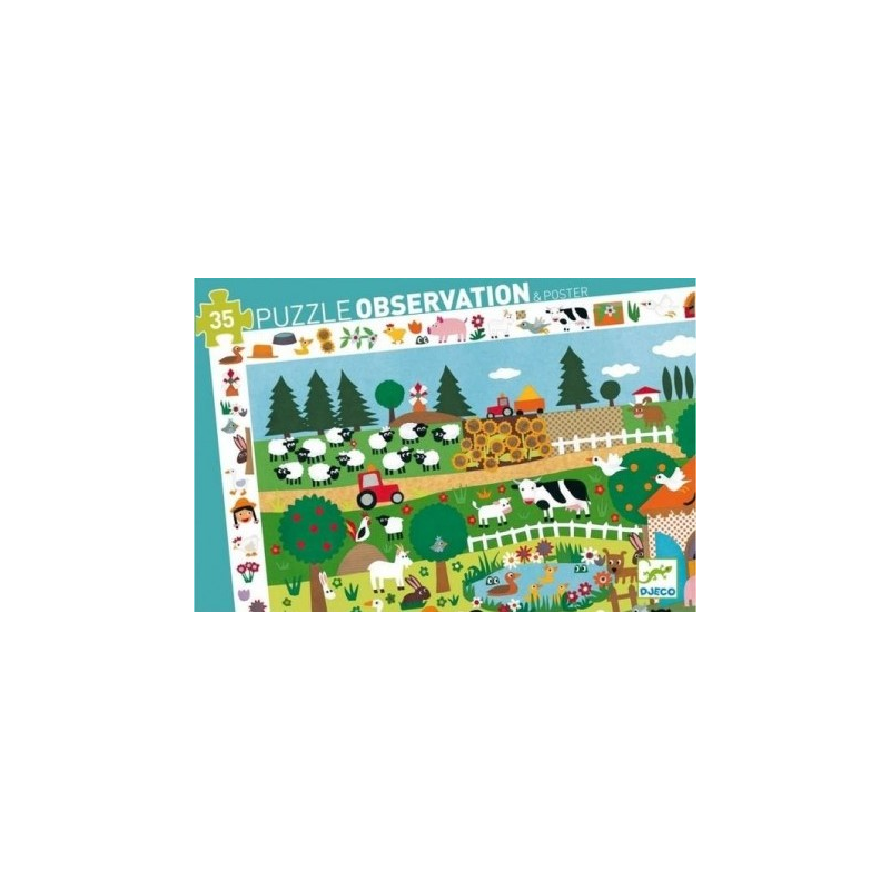 Acheter puzzle Djeco Observation La Ferme