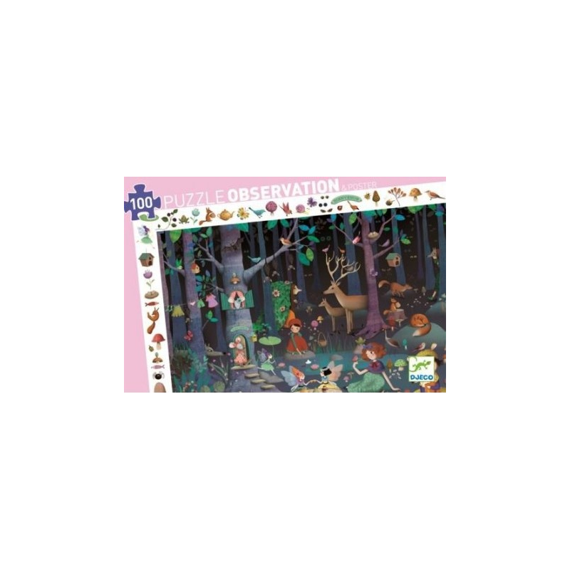 Acheter puzzle Djeco Observation La Forêt Enchantée