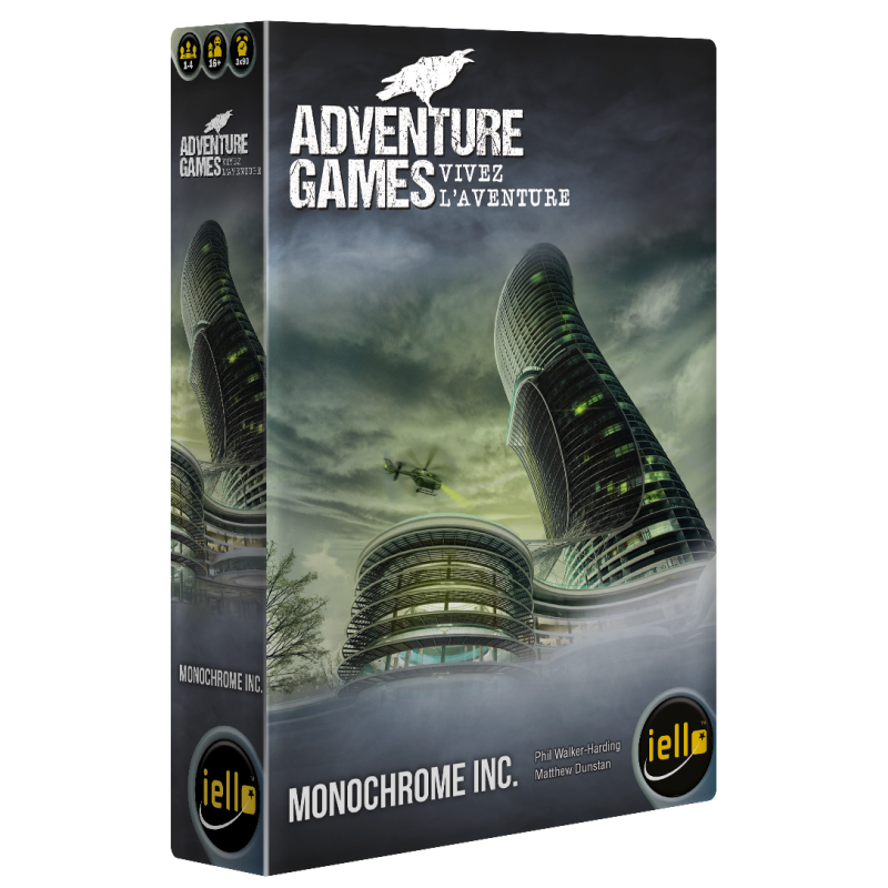 Acheter le jeu de société Iello Adventure Games Monochrome Inc.