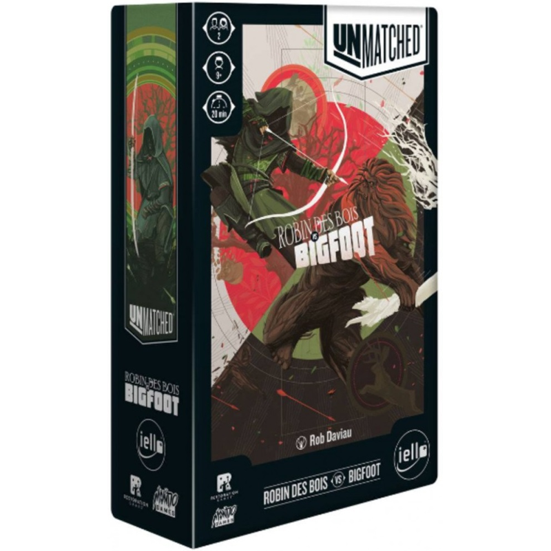 Acheter le jeu de société Unmatched : robins des bois vs big foot