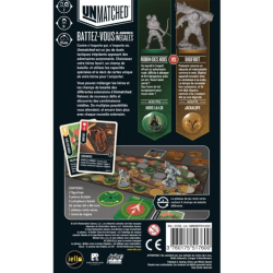 Acheter le jeu de société Unmatched : robins des bois vs big foot
