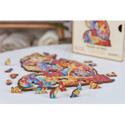 Acheter un puzzle créatif en bois Tendre Chat