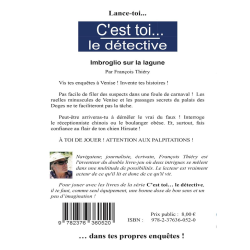Acheter livre dont vous êtes le héros Imbroglio sur la Lagune