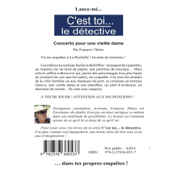 Acheter livre dont vous êtes le héros Concerto pour une Vieille Dame