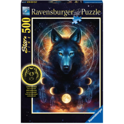 Acheter un Puzzle 500 pièces Starline Ravensburger Loup Lumineux
