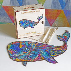 Acheter un puzzle créatif en bois La Baleine Bleue