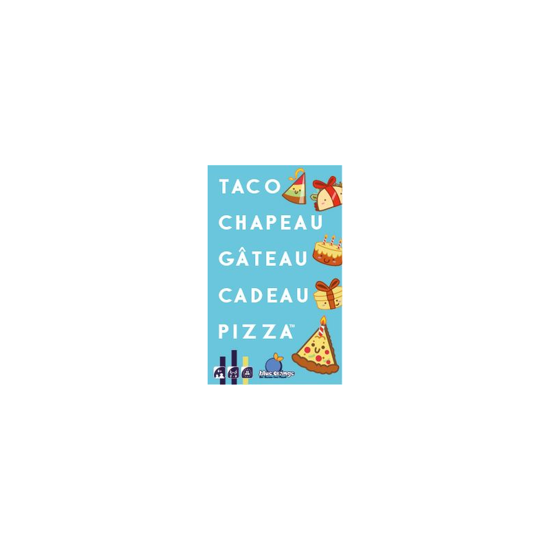 Achetez le jeu de rapidité Taco Chapeau Gâteau Cadeau Pizza Blue Orange