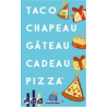 Achetez le jeu de rapidité Taco Chapeau Gâteau Cadeau Pizza Blue Orange