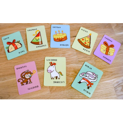 Achetez le jeu de rapidité Taco Chapeau Gâteau Cadeau Pizza Blue Orange
