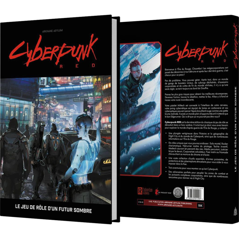 Acheter le jeu de rôles Cyberpunk Red