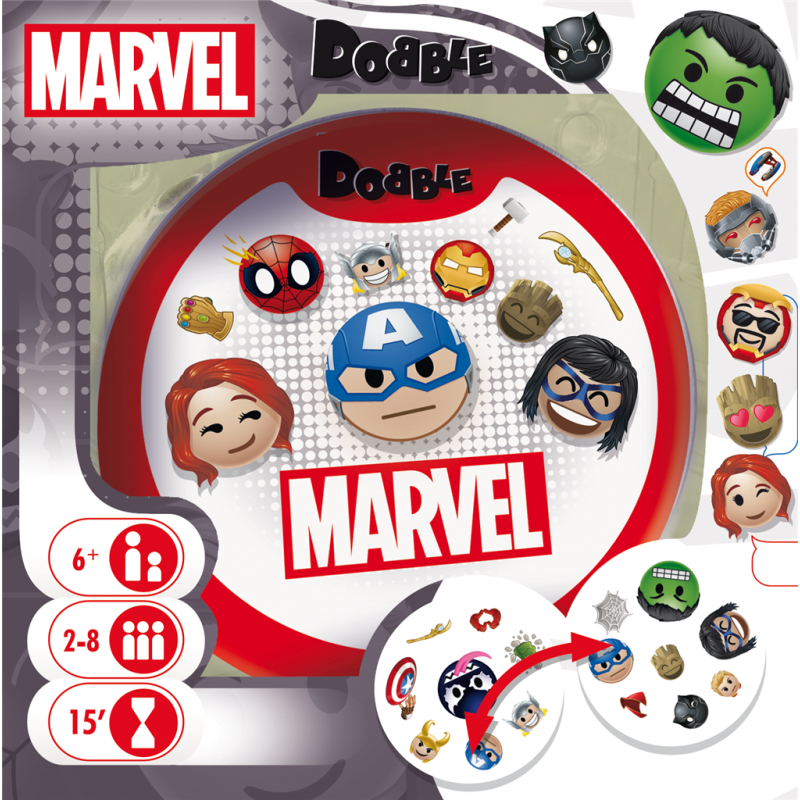 Acheter jeu de société Dobble Marvel