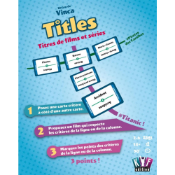 Acheter jeu de société Titles