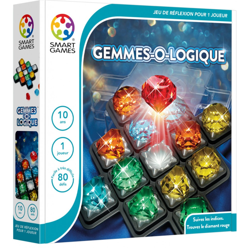 Gemme-o-logique est un Casse-tête de la marque Smart Games