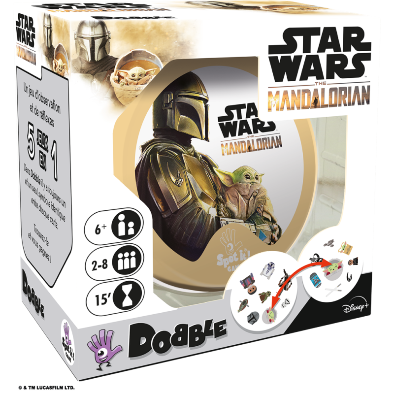Acheter jeu de société Dobble Star Wars Mandalorian