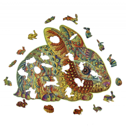 Acheter un puzzle créatif en bois La Licorne Féérique