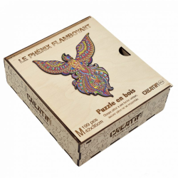 Acheter un puzzle créatif en bois Le Phénix Flamboyant