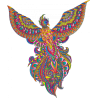 Acheter un puzzle créatif en bois Le Phénix Flamboyant