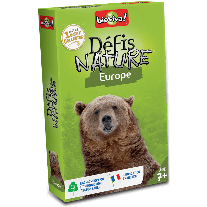 L'édition sur les animaux d'Europe de Défis Nature.