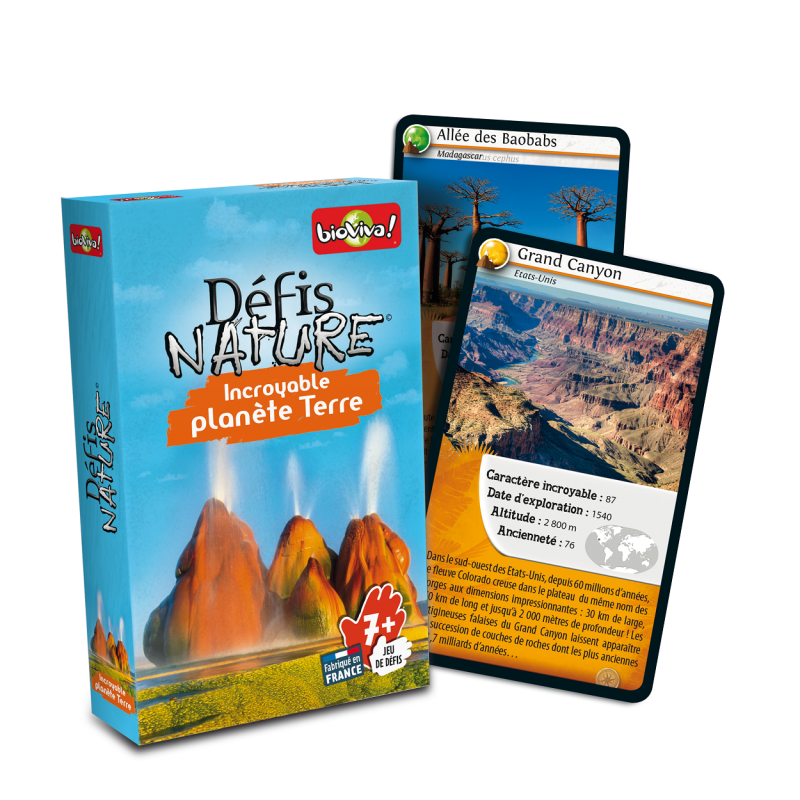 L'édition sur les sites naturels de la Terre de Défis Nature.