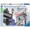 Puzzle Ravensburger 1500 pièces Paris, mon Amour