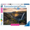 Puzzle Ravensburger 1000 pièces La cascade Háifoss, Islande