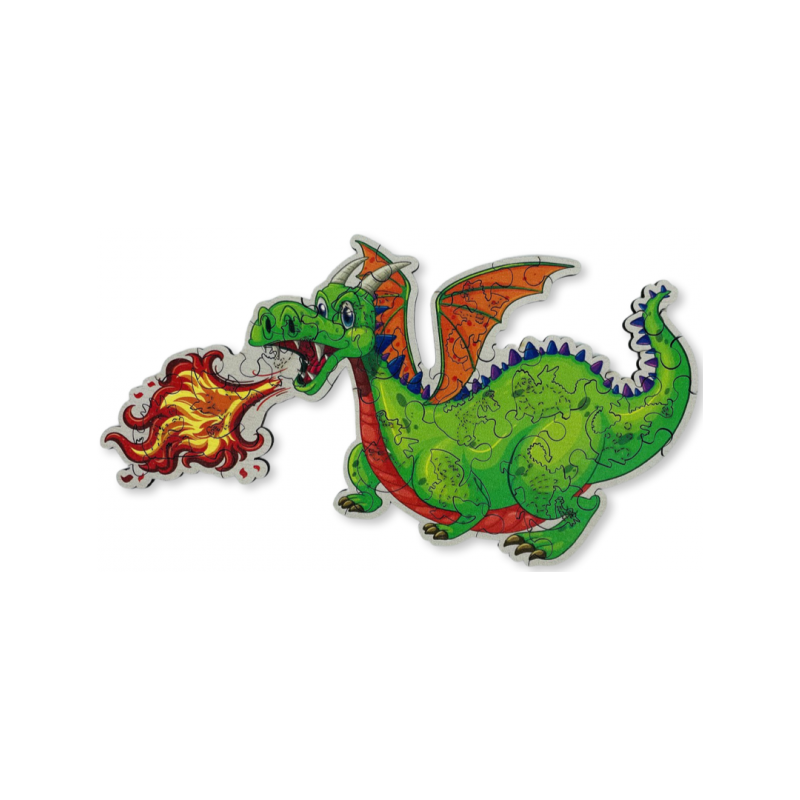 Acheter un puzzle enfant en bois Le Gentil Dragon