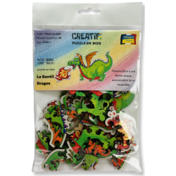 Acheter un puzzle enfant en bois Le Gentil Dragon