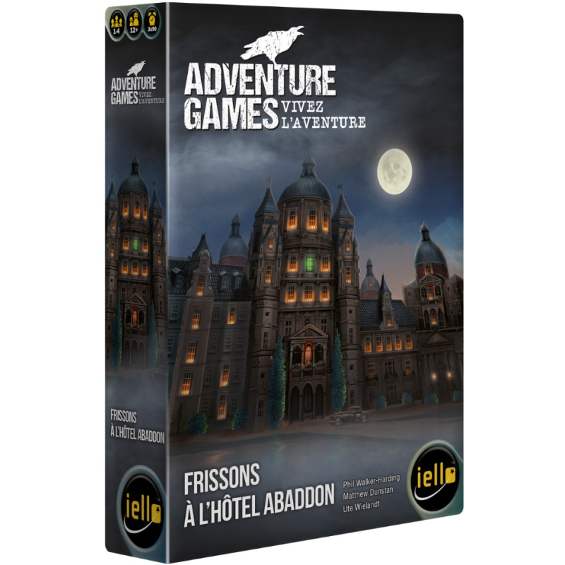 Acheter le jeu de société Iello Adventure Games Frissons à l'Hotel Abaddon