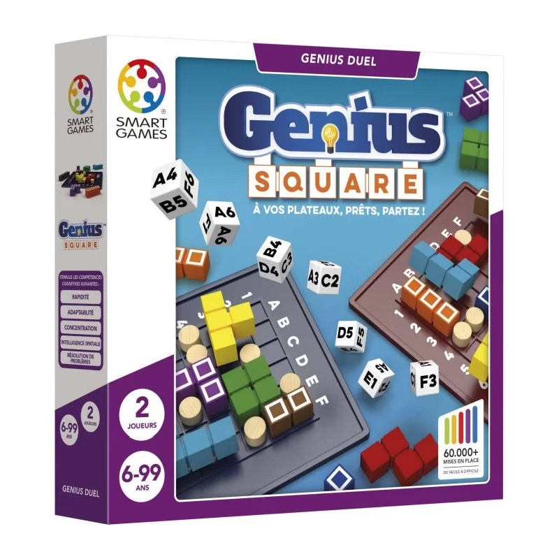 Acheter jeu de société Genius Square Smart Games