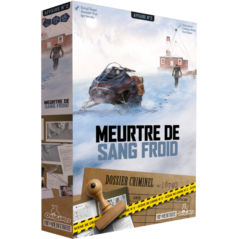 Acheter le jeu de société Meurtre de Sang-Froid édité par Origames