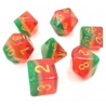 Set de 7 dés, idéal pour les jeux de rôle.