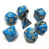 Set de 7 dés, idéal pour les jeux de rôle.