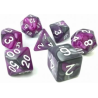 Set de 7 dés, idéal pour les jeux de rôle.