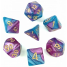 Set de 7 dés, idéal pour les jeux de rôle.