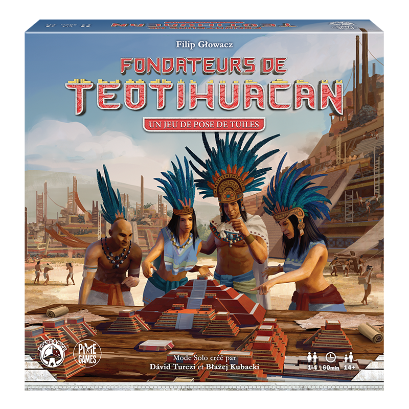 Acheter jeu société Fondateurs de Teotihuacan en Français Pixie Games