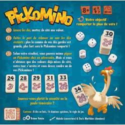 Pickomino est un jeu de dés.